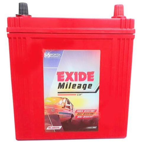 Exide 38B20L Car battery in inverterchennai.com